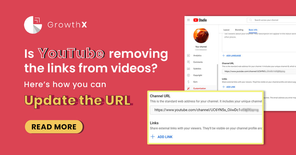 Is YouTube removing the links from videos? Here's how you can update the URL